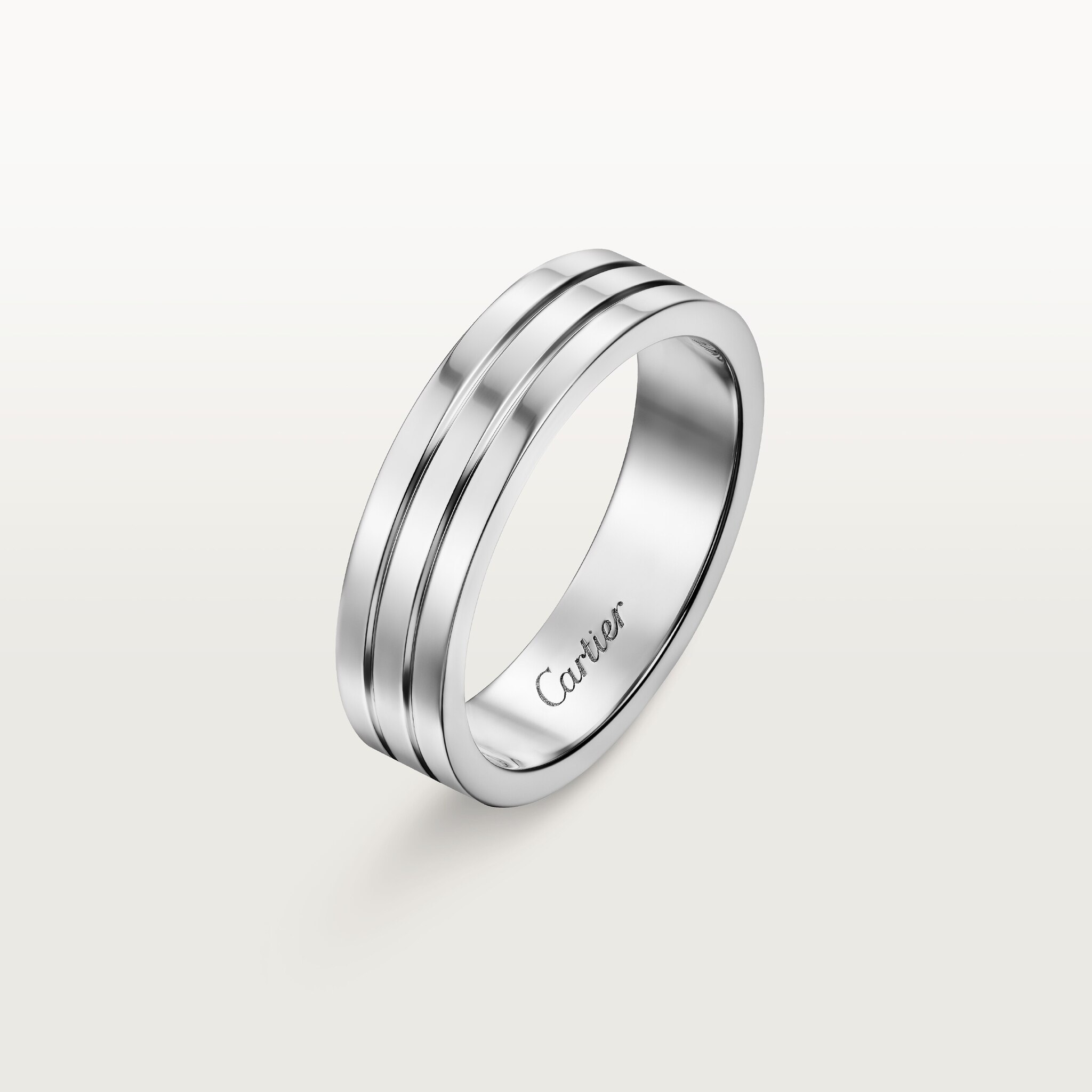 방돔 루이 까르띠에 웨딩 링, 폭 4.8mm