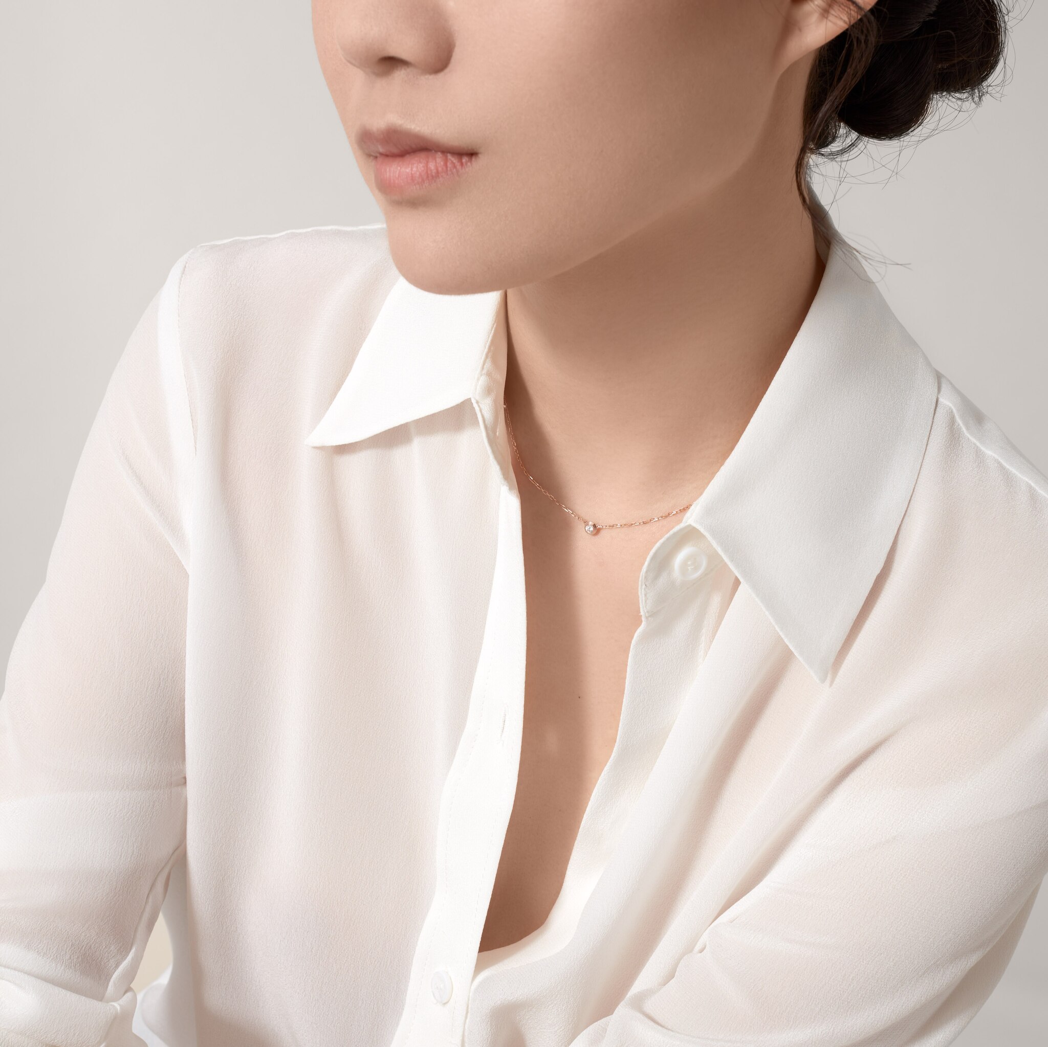 까르띠에 다무르 펜던트, 브릴리언트 컷 다이아몬드, 스몰(small) 모델
