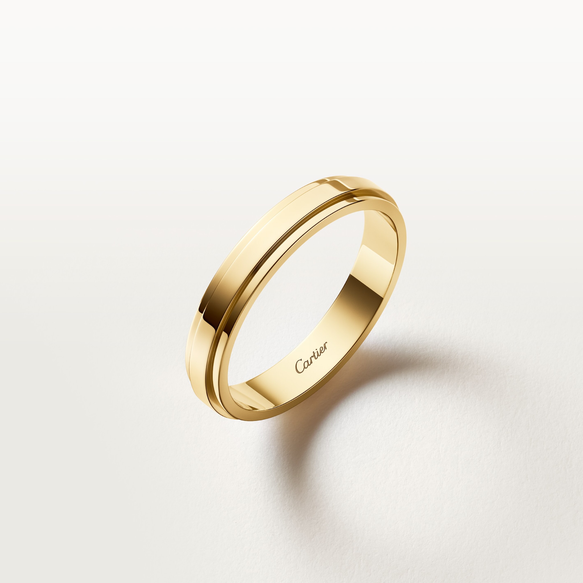 까르띠에 다무르 웨딩 링, 폭 3.5mm