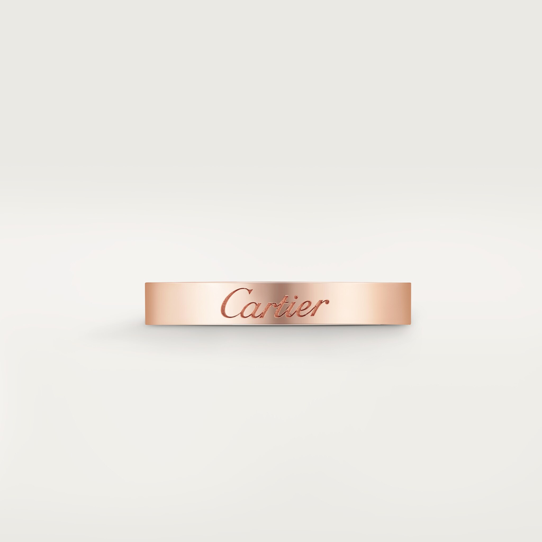 C 드 까르띠에 웨딩 링, 폭 4mm