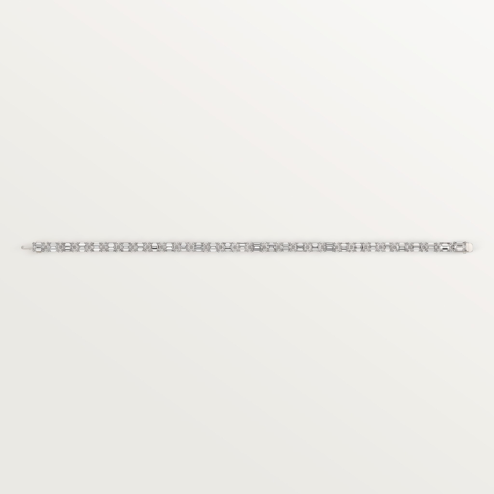 에센셜 라인 브레이슬릿, 에메랄드 컷 다이아몬드 