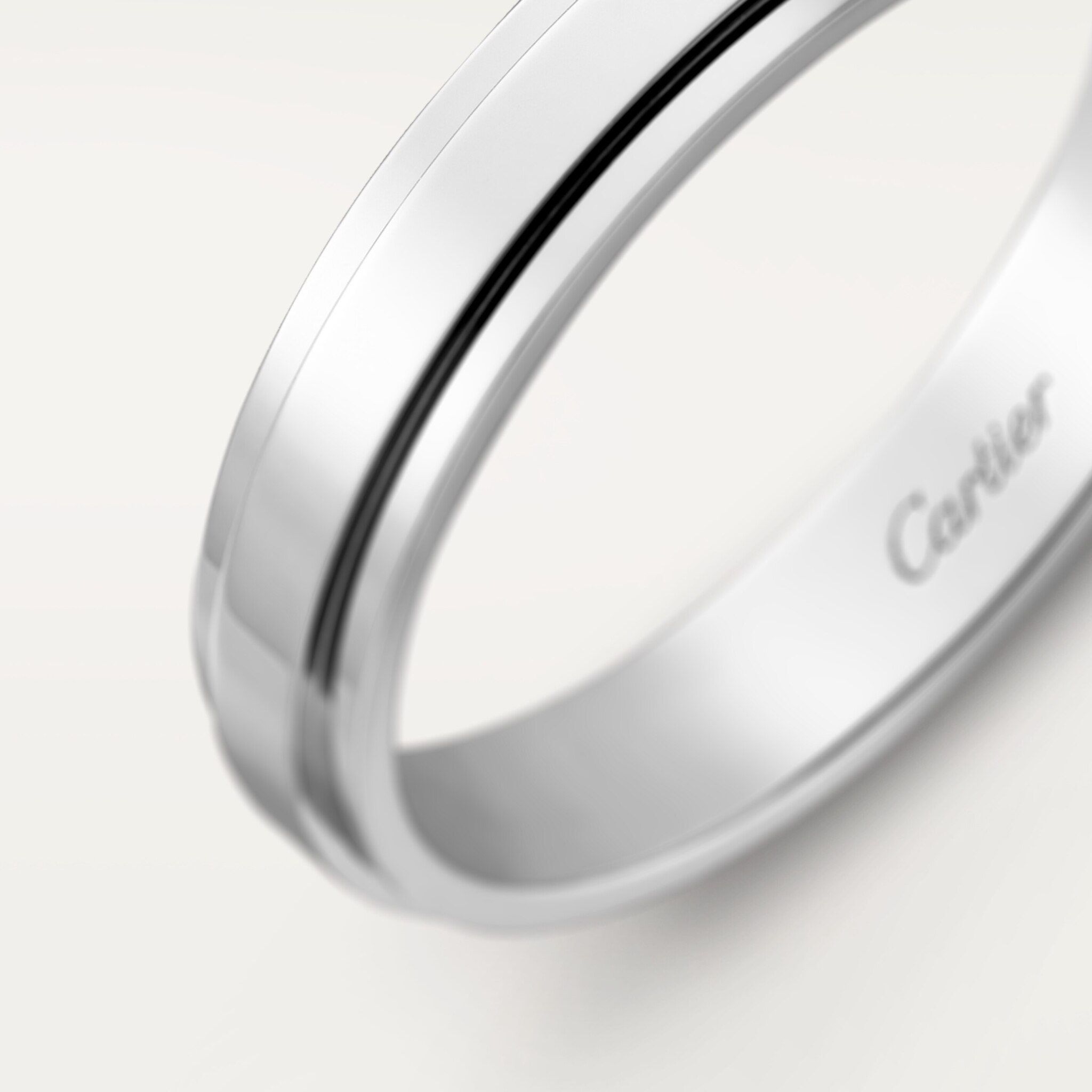 까르띠에 다무르 웨딩 링, 폭 3.5mm