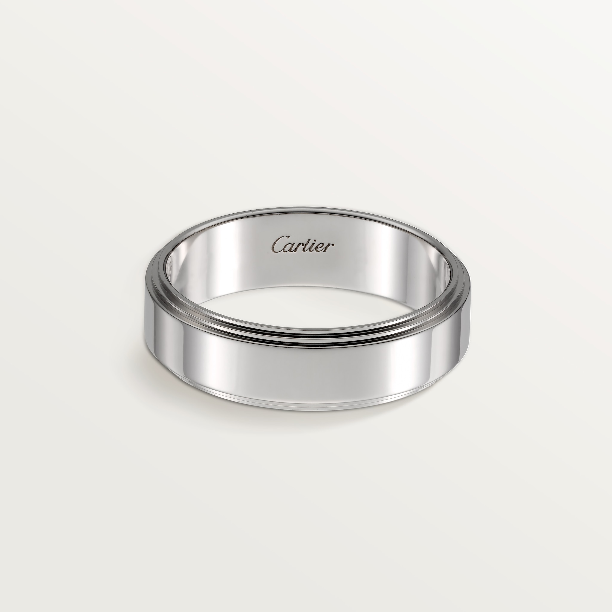 까르띠에 다무르 웨딩 링, 폭 6mm
