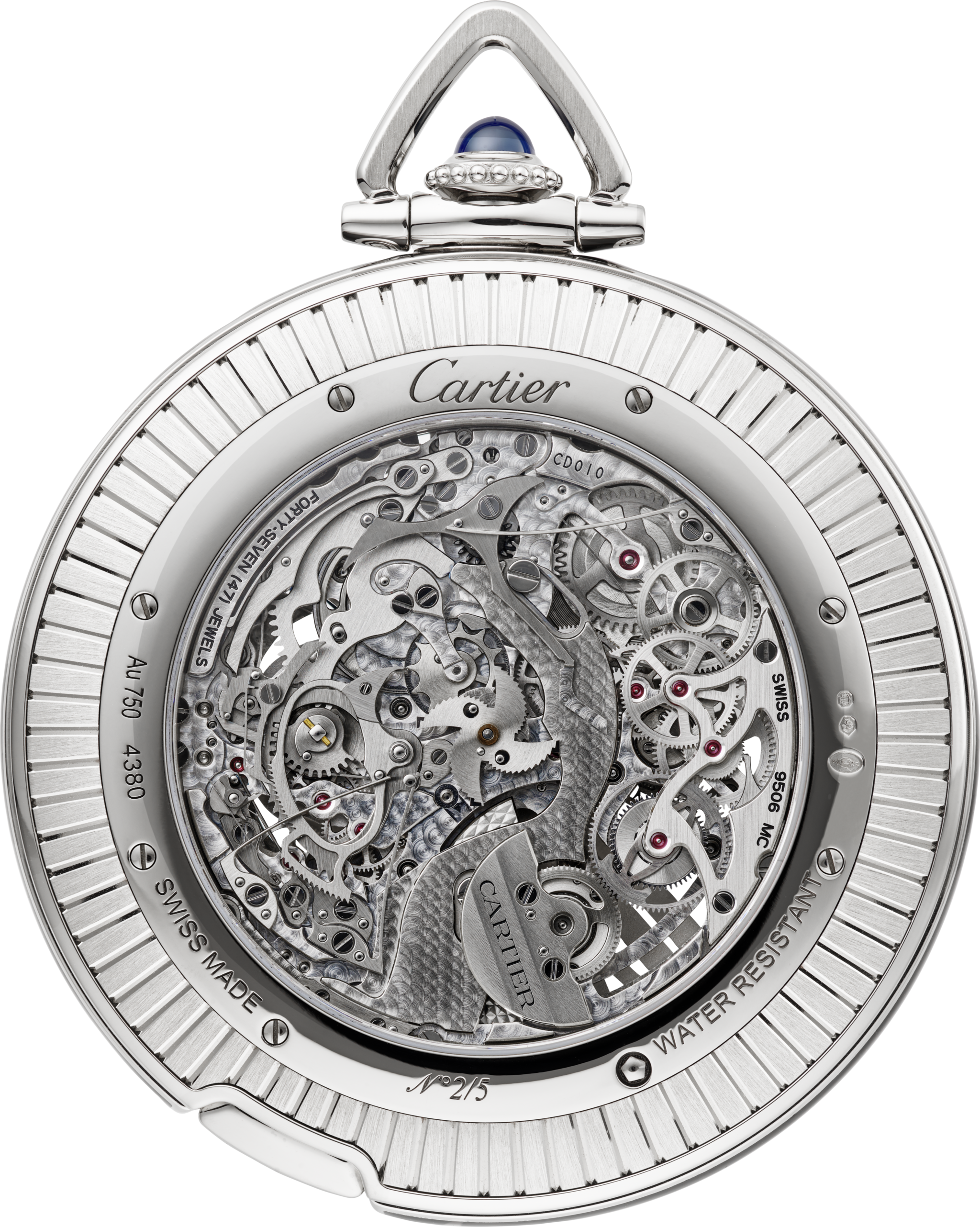 Montre de Poche Rotonde de Cartier Grande Complication Squelette