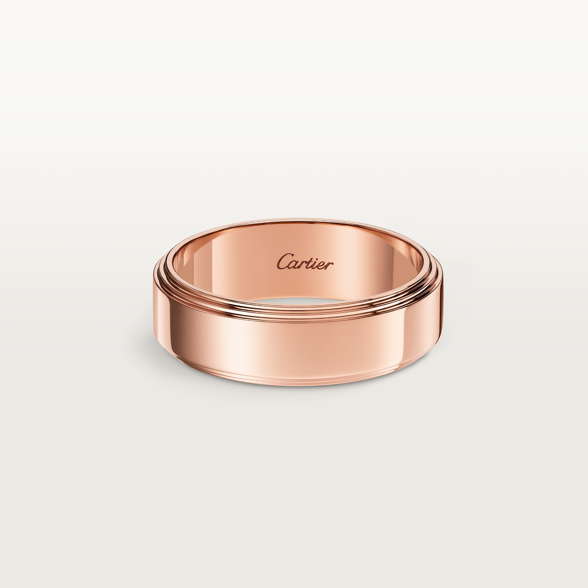까르띠에 다무르 웨딩 링, 폭 6mm