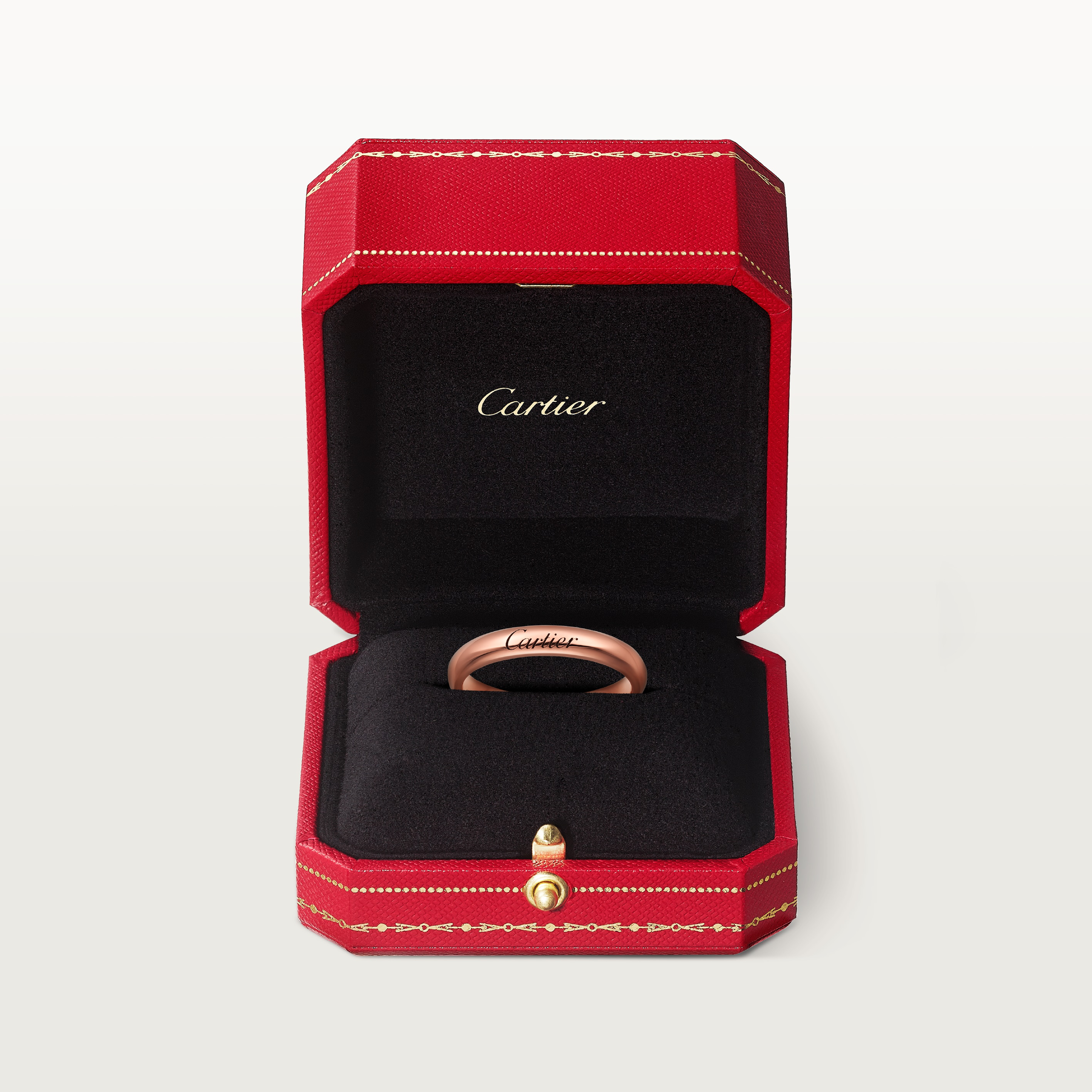 C 드 까르띠에 웨딩 링, 폭 3mm, 이미지 6