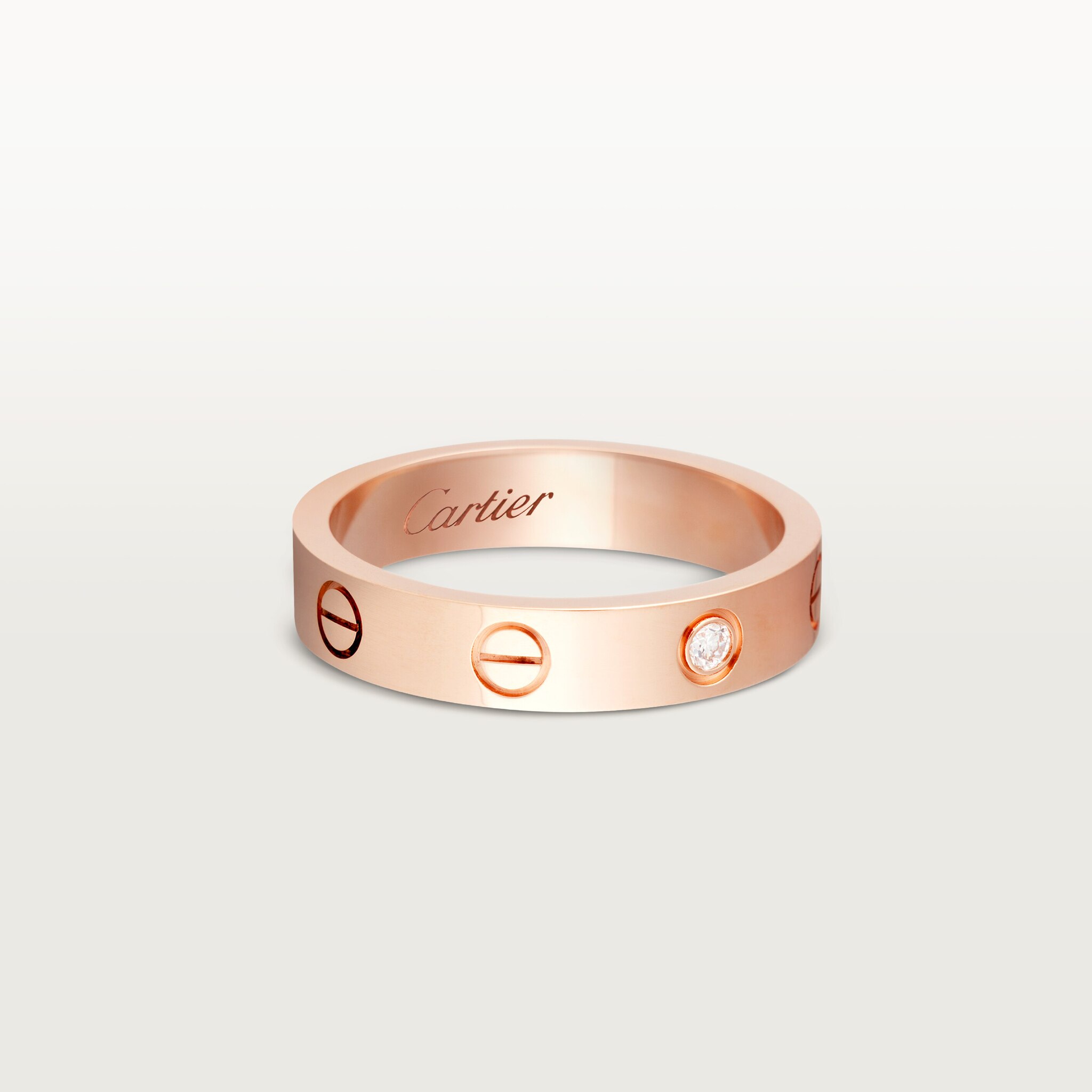 #LOVE# 링, 스몰(small) 모델, 다이아몬드 1개