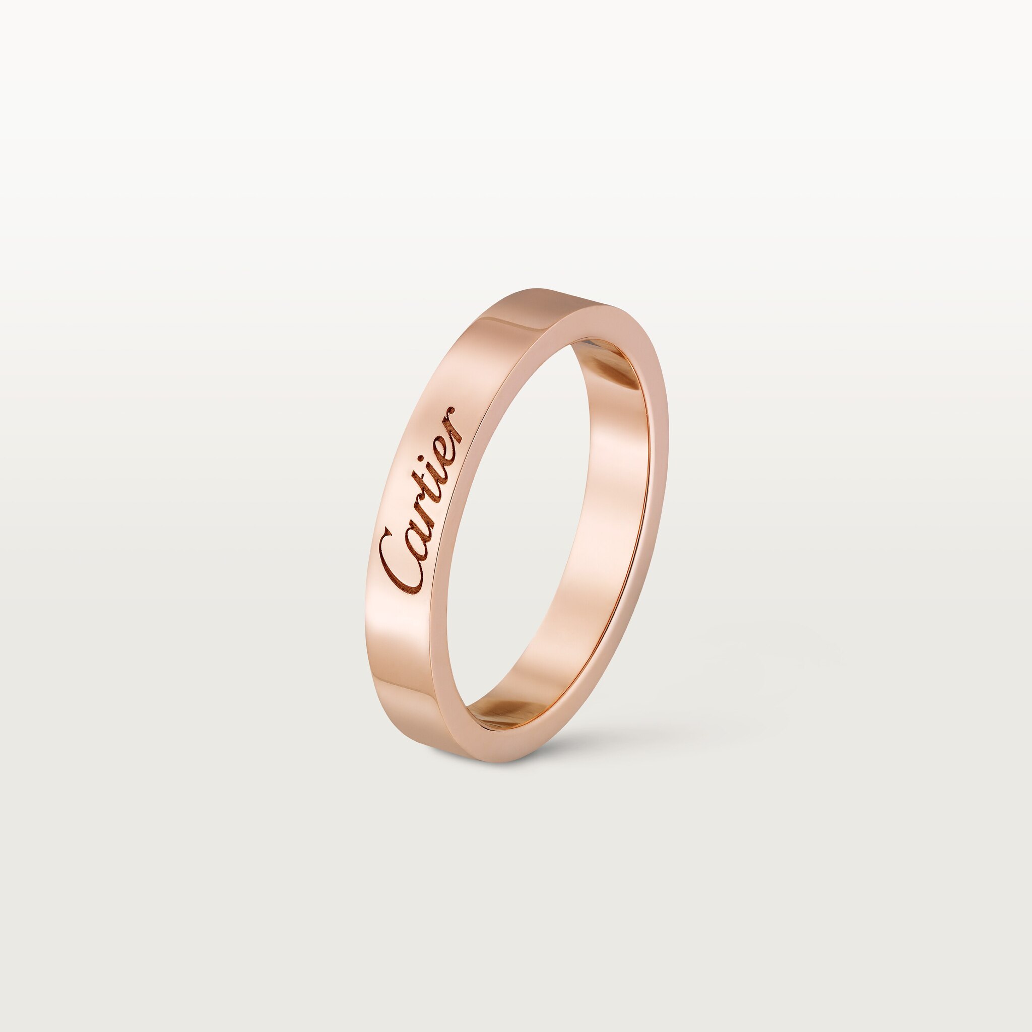 C 드 까르띠에 웨딩 링, 폭 3mm