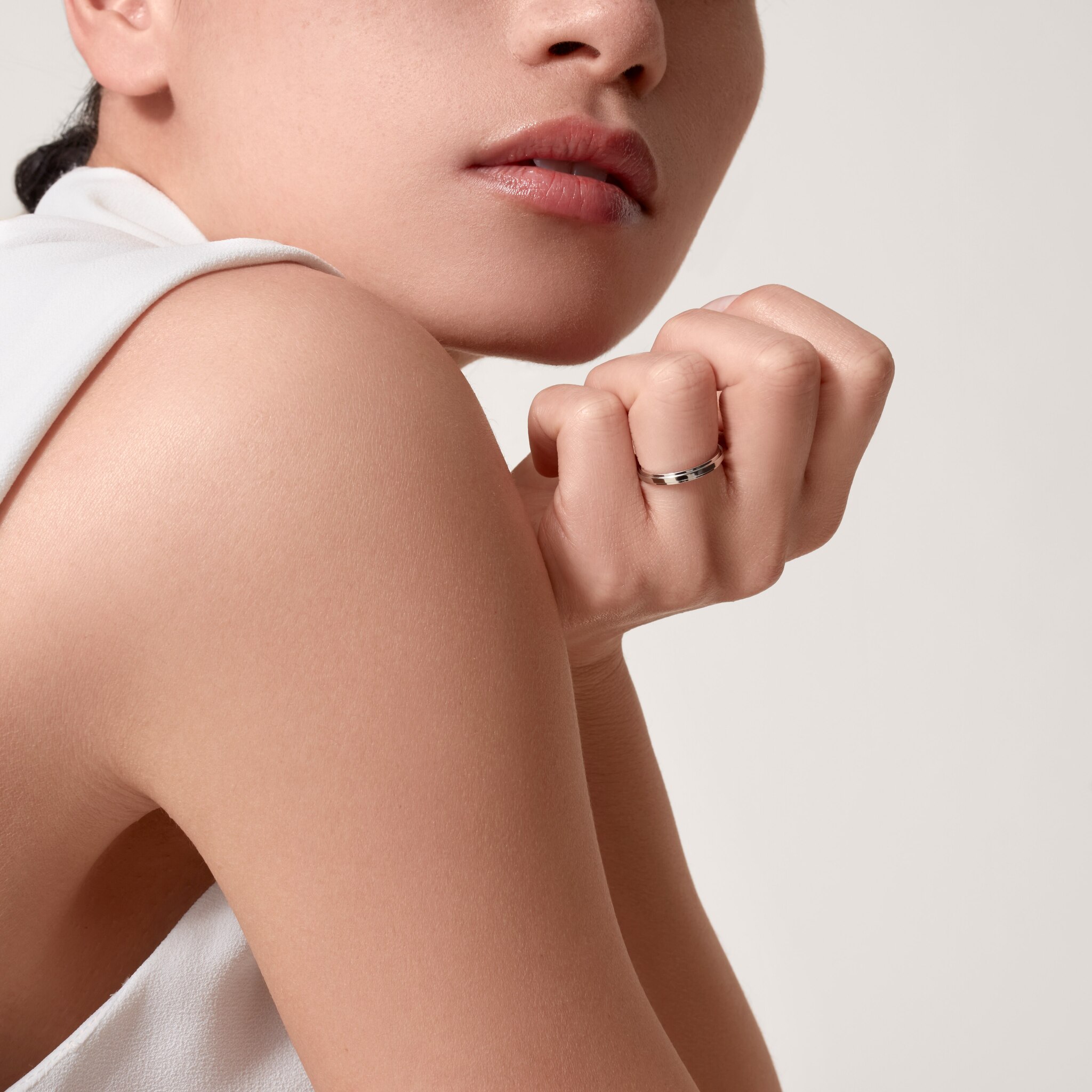 까르띠에 다무르 웨딩 링, 폭 2.5mm