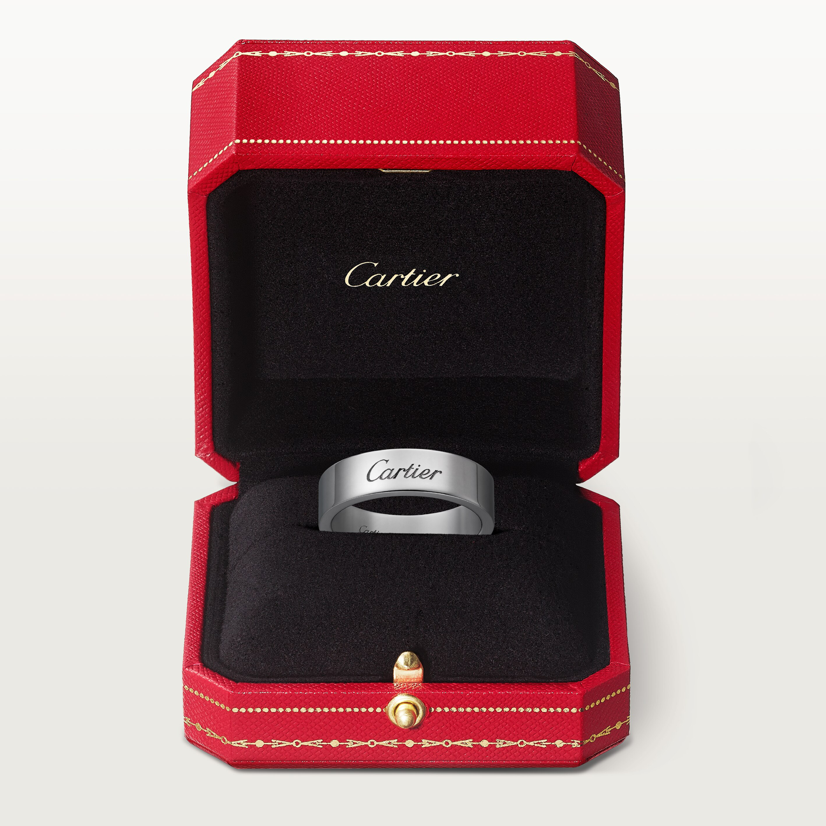 C 드 까르띠에 웨딩 링, 폭 5mm, 이미지 5