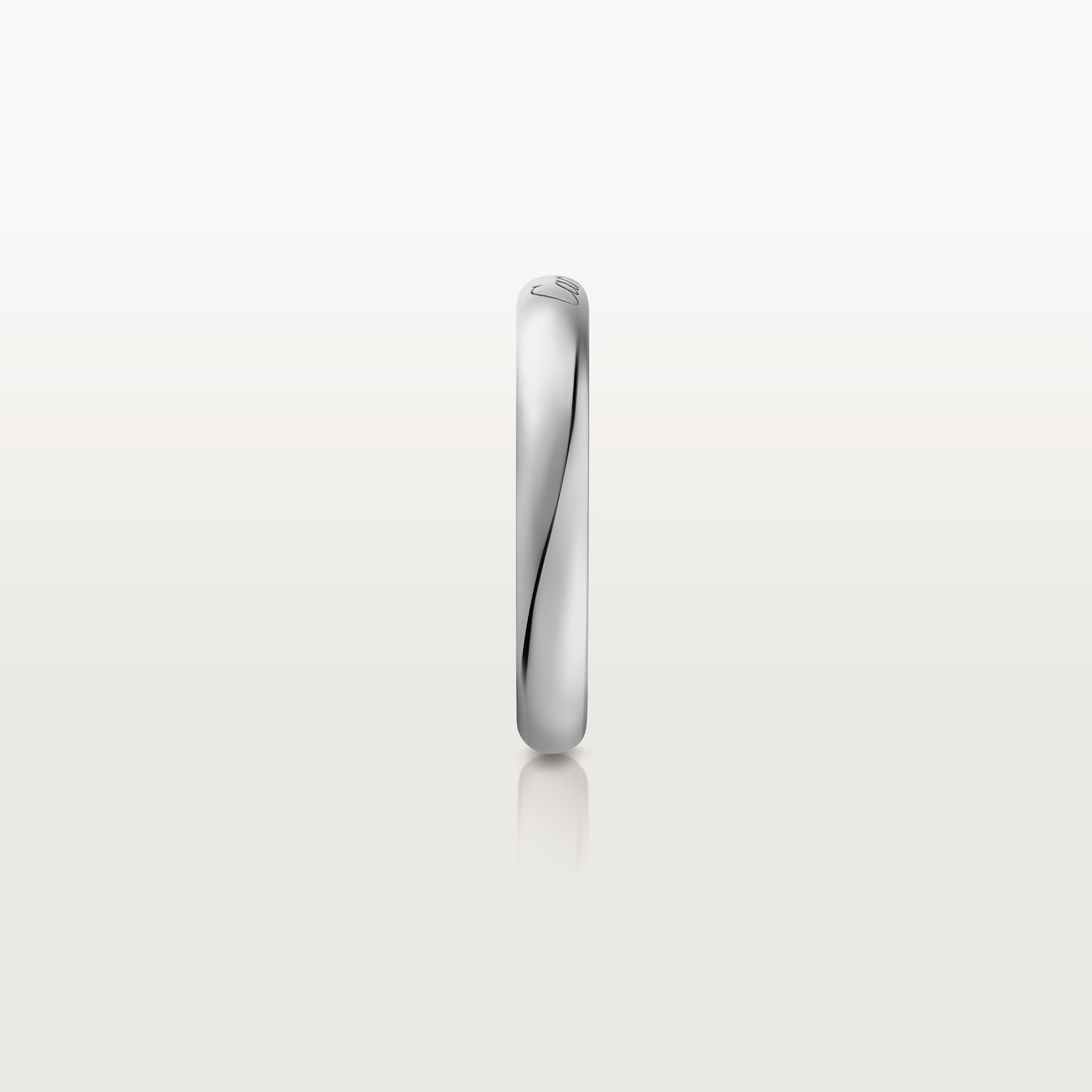 C 드 까르띠에 웨딩 링, 폭 3mm, 이미지 5