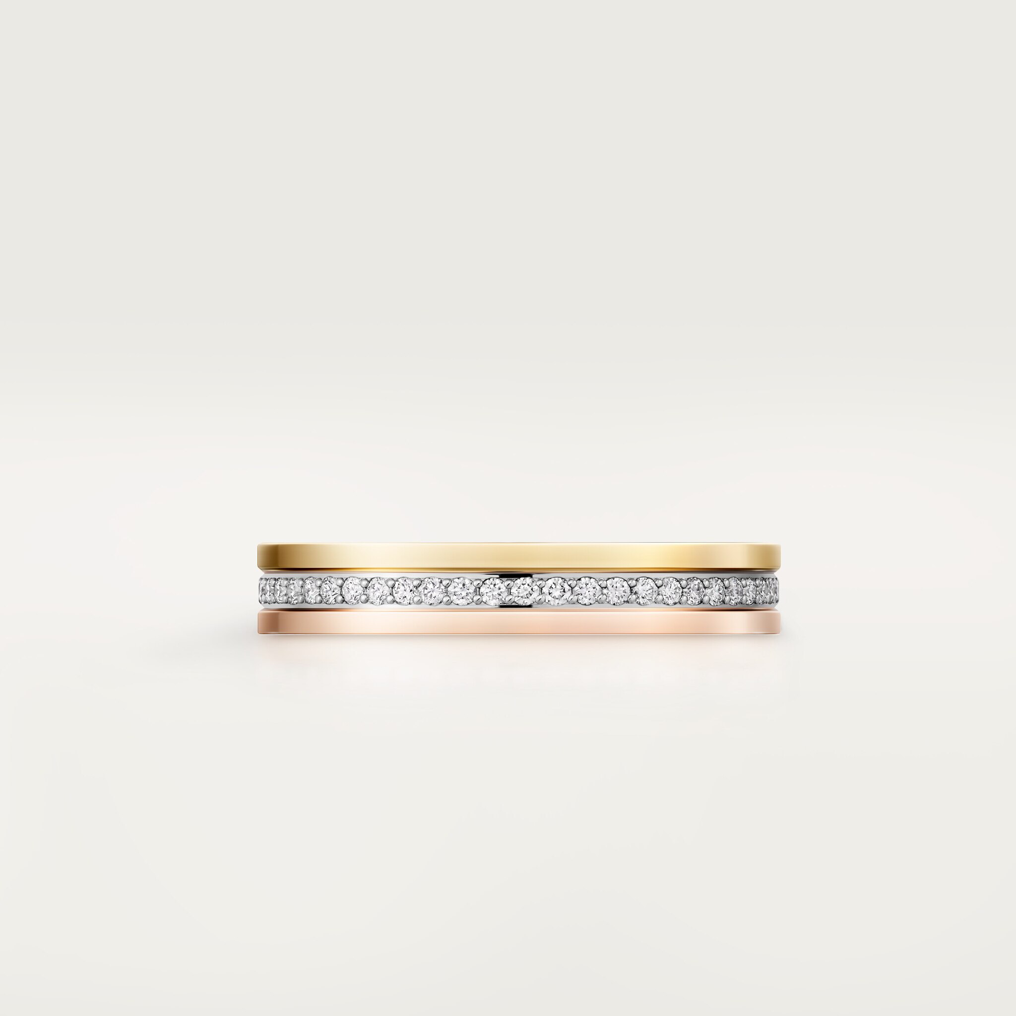 방돔 루이 까르띠에 웨딩 링, 폭 3.5mm, 파베 세팅, 이미지 7