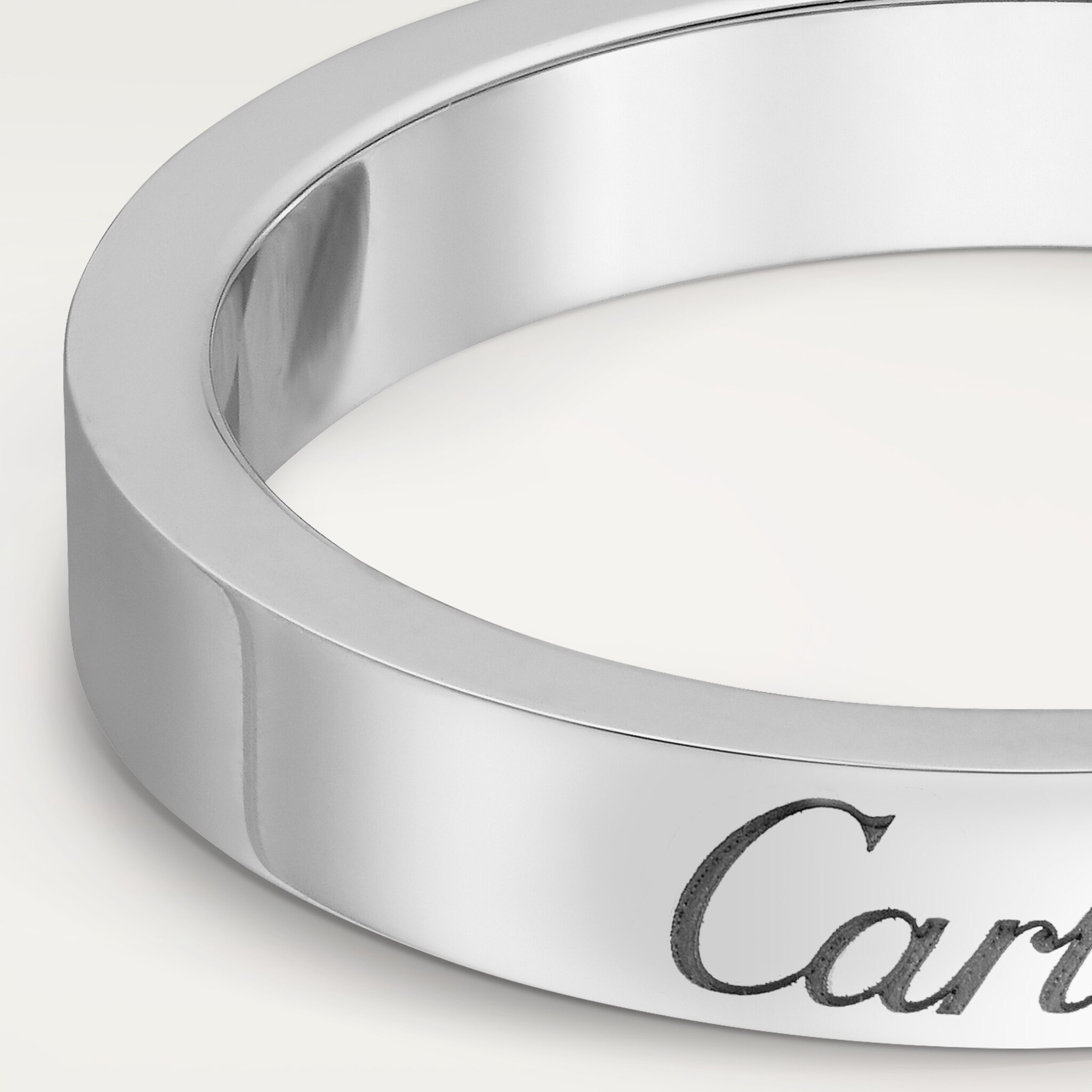C 드 까르띠에 웨딩 링, 폭 3mm, 이미지 5