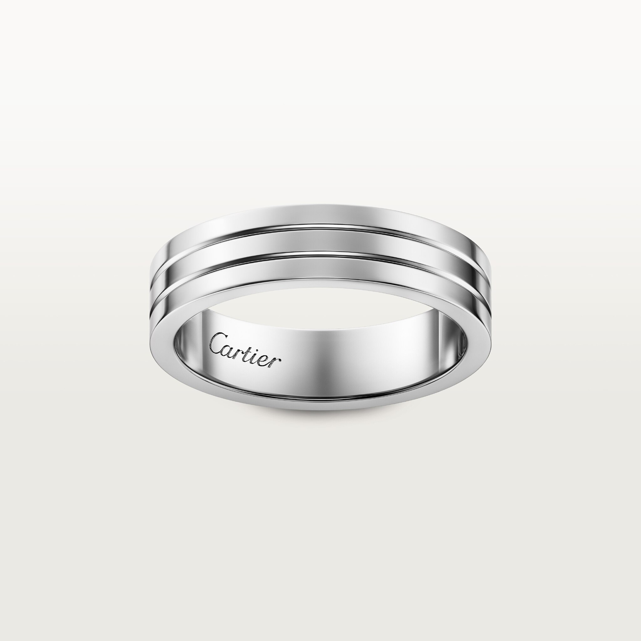 방돔 루이 까르띠에 웨딩 링, 폭 4.8mm