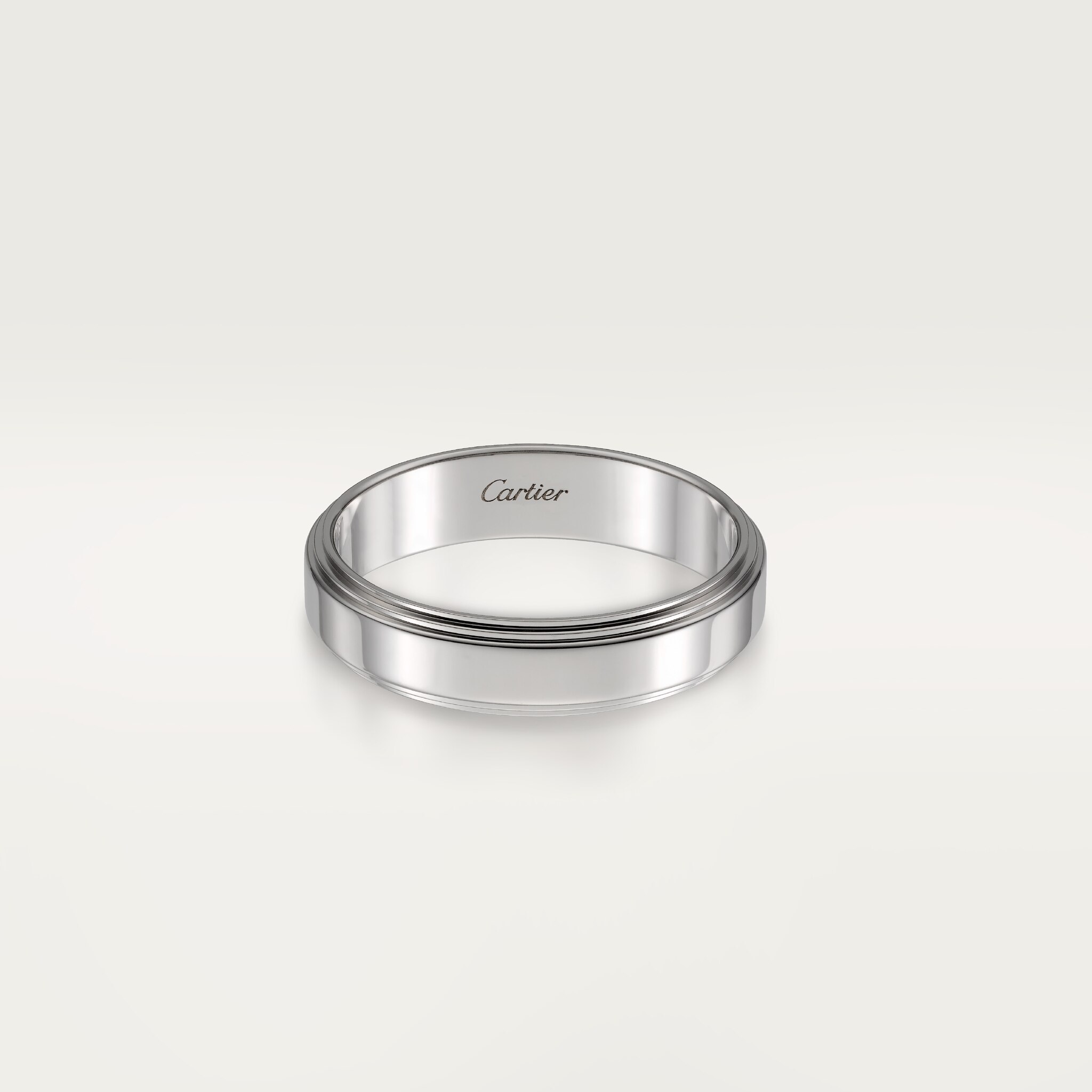 까르띠에 다무르 웨딩 링, 폭 5mm