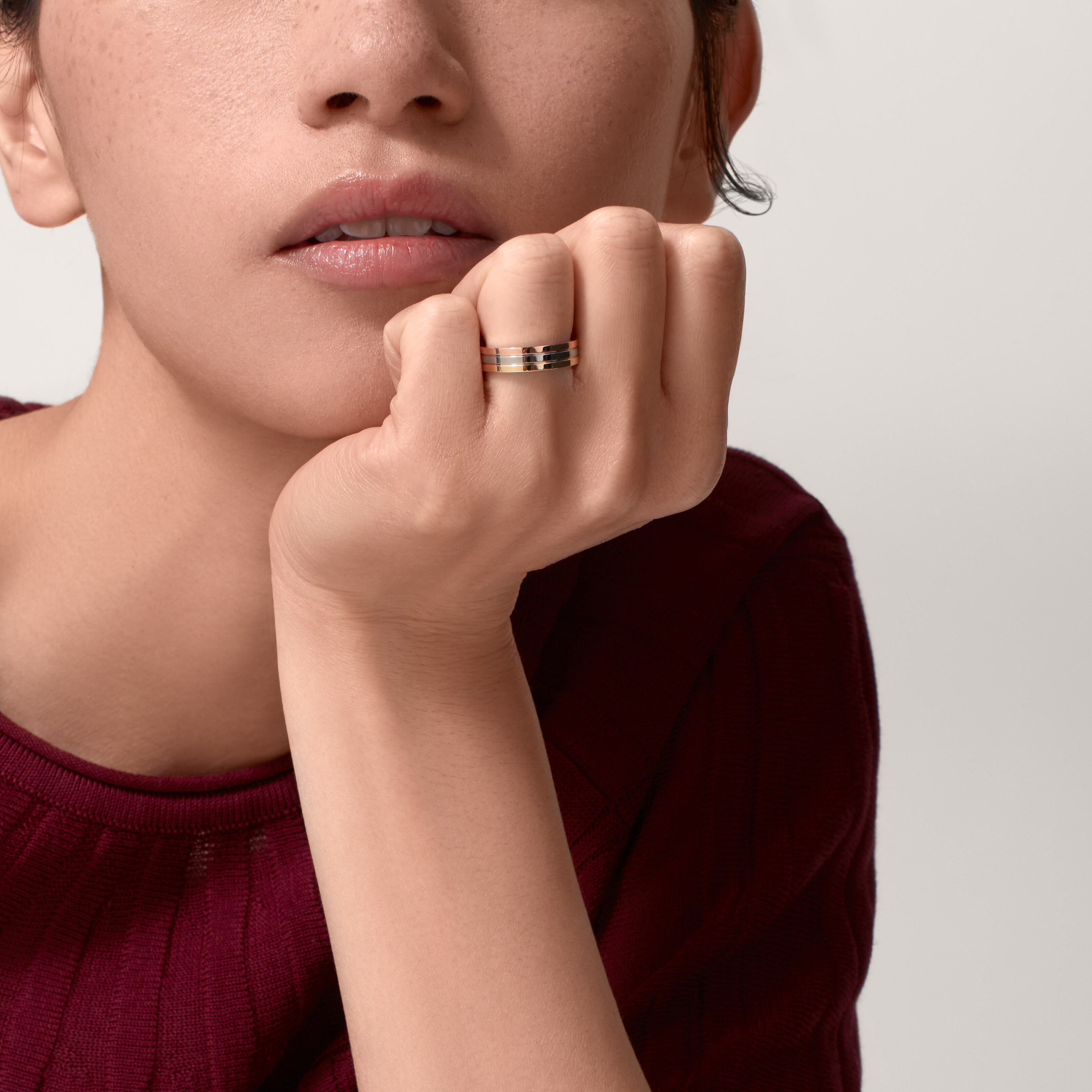 방돔 루이 까르띠에 웨딩 링, 폭 4.8mm