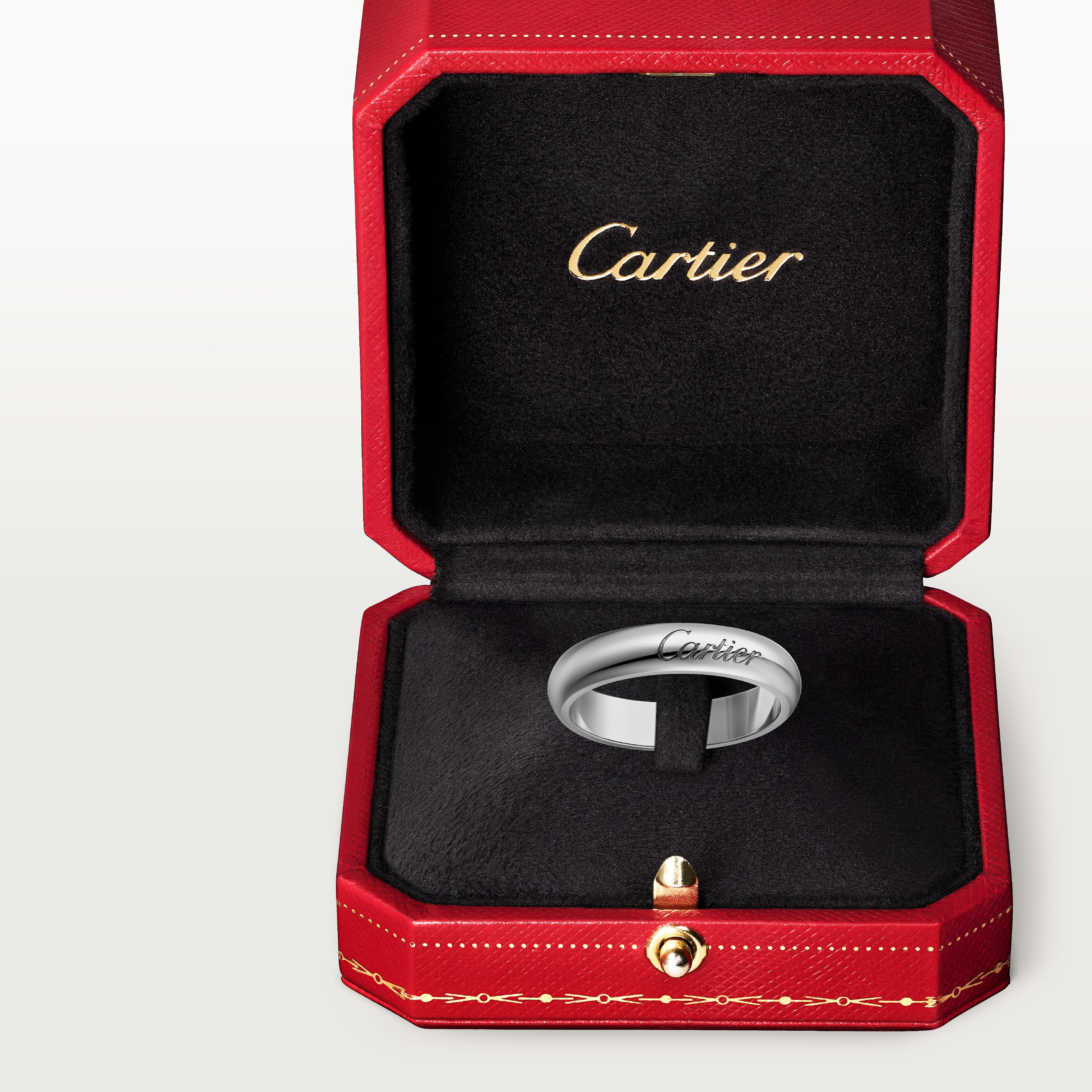 C 드 까르띠에 웨딩 링, 폭 4mm, 이미지 7