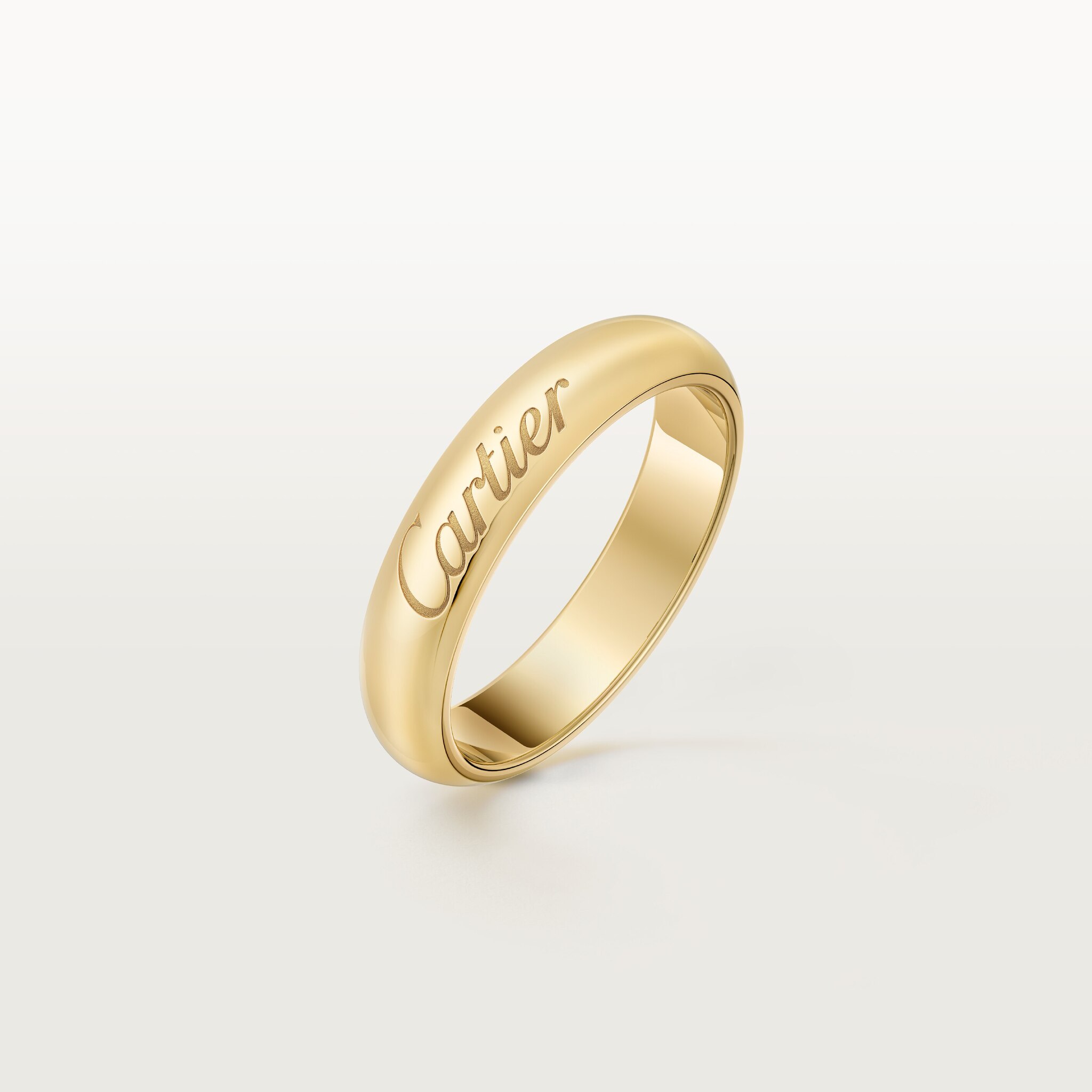 C 드 까르띠에 웨딩 링, 폭 4mm