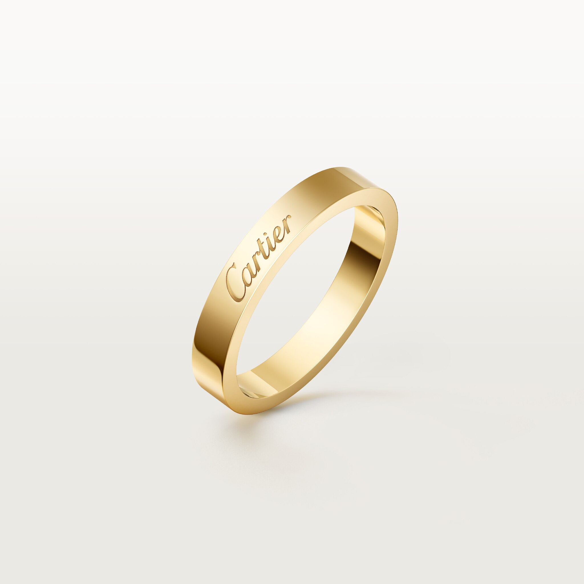 C 드 까르띠에 웨딩 링, 폭 3mm