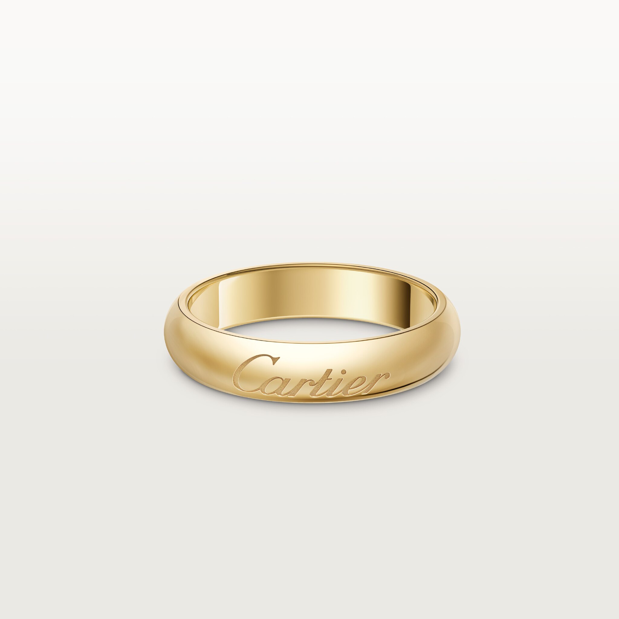 C 드 까르띠에 웨딩 링, 폭 4mm