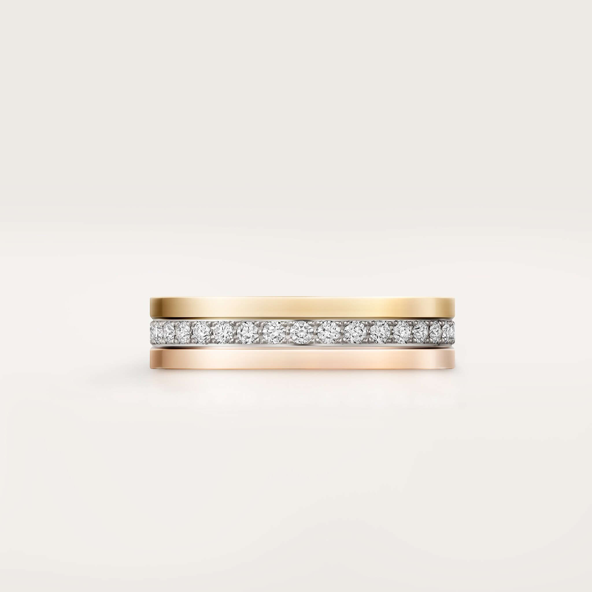 방돔 루이 까르띠에 웨딩 링, 폭 4.8mm, 파베 세팅, 이미지 8
