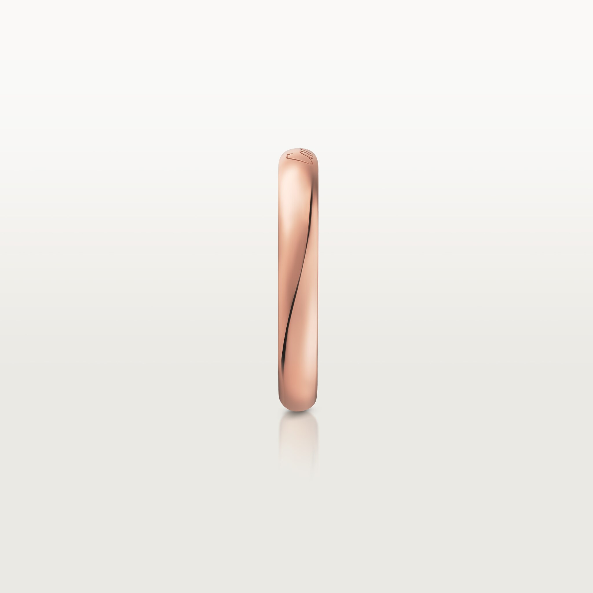 C 드 까르띠에 웨딩 링, 폭 3mm, 이미지 5